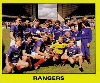 1987-88 Panini Football 88 (UK) #460 Rangers Team Group Front
