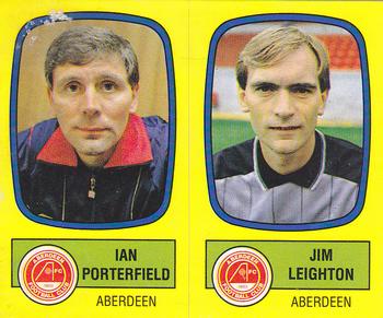 1987-88 Panini Football 88 (UK) #467 Ian Porterfield / Jim Leighton Front