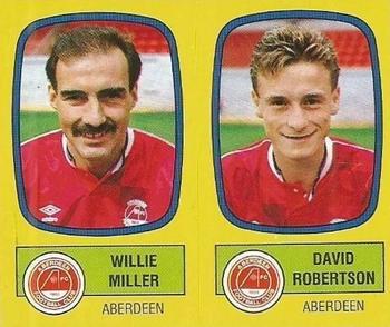 1987-88 Panini Football 88 (UK) #470 Willie Miller / David Robertson Front