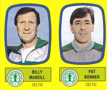 1987-88 Panini Football 88 (UK) #477 Billy McNeill / Pat Bonner Front