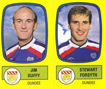 1987-88 Panini Football 88 (UK) #486 Jim Duffy / Stewart Forsyth Front
