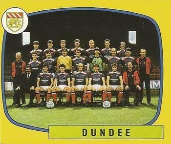 1987-88 Panini Football 88 (UK) #487 Dundee Team Group Front