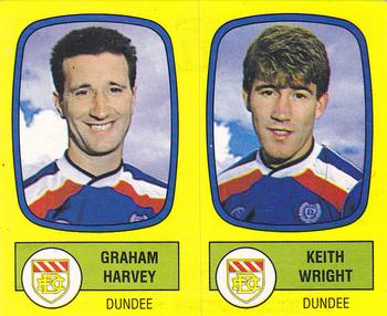 1987-88 Panini Football 88 (UK) #493 Graham Harvey / Keith Wright Front