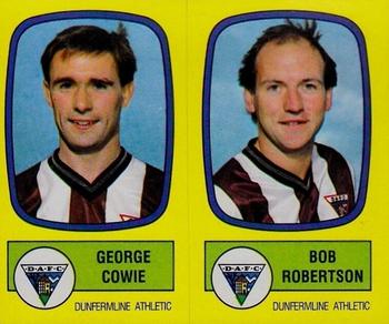 1987-88 Panini Football 88 (UK) #504 George Cowie / Bob Robertson Front