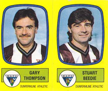 1987-88 Panini Football 88 (UK) #507 Gary Thompson / Stuart Beedie Front