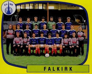 1987-88 Panini Football 88 (UK) #512 Falkirk Team Group Front