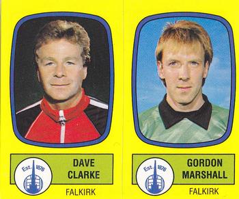 1987-88 Panini Football 88 (UK) #513 Dave Clarke / Gordon Marshall Front