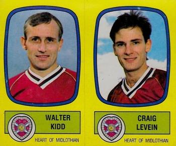 1987-88 Panini Football 88 (UK) #524 Walter Kidd / Craig Levein Front