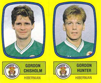 1987-88 Panini Football 88 (UK) #532 Gordon Chisholm / Gordon Hunter Front