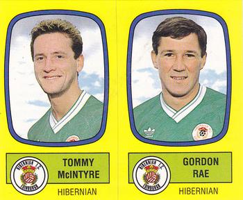 1987-88 Panini Football 88 (UK) #534 Tommy McIntyre / Gordon Rae Front