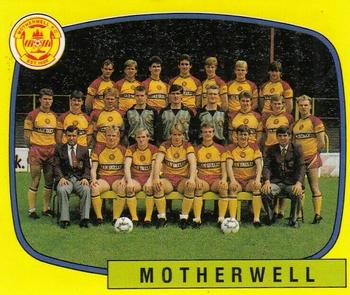 1987-88 Panini Football 88 (UK) #548 Motherwell Team Group Front