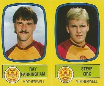 1987-88 Panini Football 88 (UK) #554 Ray Farningham / Steve Kirk Front