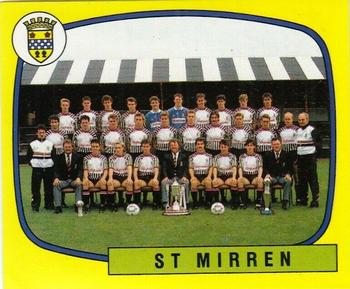 1987-88 Panini Football 88 (UK) #566 St. Mirren Team Group Front