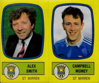 1987-88 Panini Football 88 (UK) #567 Alex Smith / Campbell Money Front
