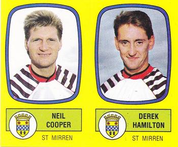 1987-88 Panini Football 88 (UK) #568 Neil Cooper / Derek Hamilton Front