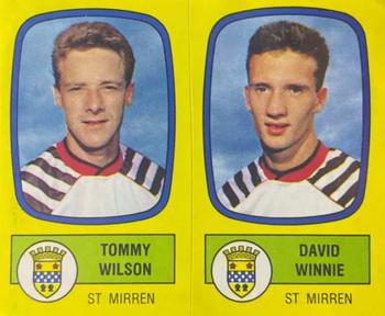 1987-88 Panini Football 88 (UK) #570 Tommy Wilson / David Winnie Front