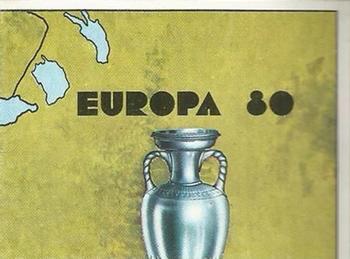 1980 Panini UEFA Europa Stickers #3 Europe Map part 3 Front