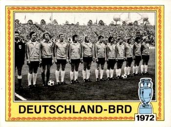 1980 Panini UEFA Europa Stickers #17 West Germany 1972 Front