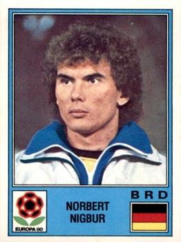 1980 Panini UEFA Europa Stickers #37 Norbert Nigbur Front