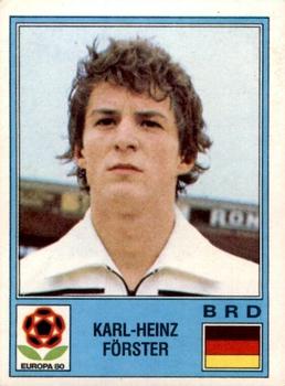 1980 Panini UEFA Europa Stickers #40 Karl-Heinz Förster Front