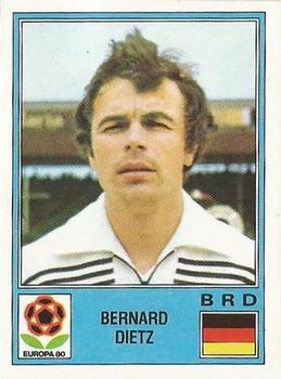 1980 Panini UEFA Europa Stickers #41 Bernard Dietz Front