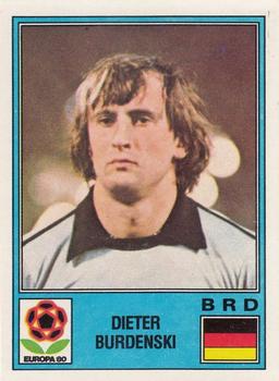 1980 Panini UEFA Europa Stickers #48 Dieter Burdenski Front