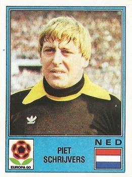 1980 Panini UEFA Europa Stickers #60 Piet Schrijvers Front