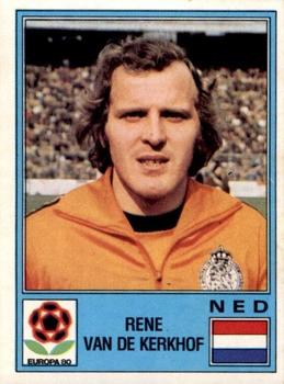 1980 Panini UEFA Europa Stickers #70 Rene Van De Kerkhof Front