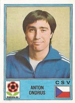 1980 Panini UEFA Europa Stickers #85 Anton Ondrus Front