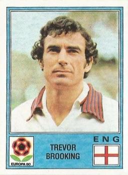 1980 Panini UEFA Europa Stickers #123 Trevor Brooking Front