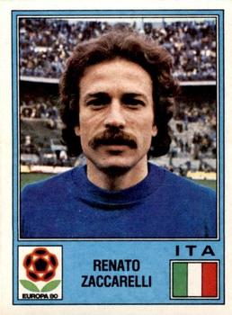 1980 Panini UEFA Europa Stickers #155 Renato Zaccarelli Front