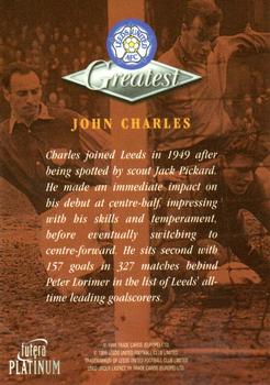 1999 Futera Platinum Leeds United Greatest #NNO John Charles Back