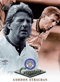1999 Futera Platinum Leeds United Greatest #NNO Gordon Strachan Front