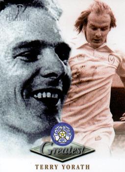 1999 Futera Platinum Leeds United Greatest #NNO Terry Yorath Front