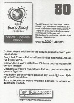 2004 Panini UEFA Euro 2004 Stickers #80 Xabi Alonso Back