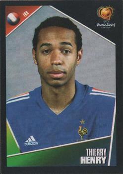 2004 Panini UEFA Euro 2004 Stickers #111 Thierry Henry Front