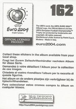 2004 Panini UEFA Euro 2004 Stickers #162 Josip Simunic Back