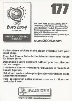 2004 Panini UEFA Euro 2004 Stickers #177 Team Photo (puzzle 1) Back