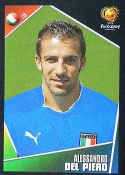 2004 Panini UEFA Euro 2004 Stickers #236 Alessandro Del Piero Front