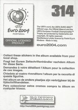 2004 Panini UEFA Euro 2004 Stickers #314 Miroslav Klose Back