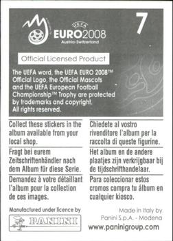 2008 Panini UEFA Euro 2008 Stickers #7 Innsbruck - Tirol Back