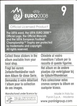 2008 Panini UEFA Euro 2008 Stickers #9 Klagenfurt Back