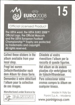 2008 Panini UEFA Euro 2008 Stickers #15 Ernst-Happel-Stadion Back