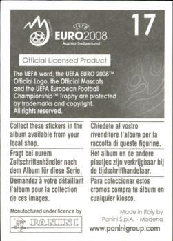 2008 Panini UEFA Euro 2008 Stickers #17 Wien (puzzle 2) Back