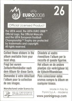 2008 Panini UEFA Euro 2008 Stickers #26 Worthersee Stadion Back
