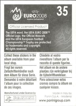 2008 Panini UEFA Euro 2008 Stickers #35 Stadion Letzigrund Back