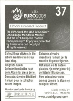 2008 Panini UEFA Euro 2008 Stickers #37 Zürich (puzzle 2) Back