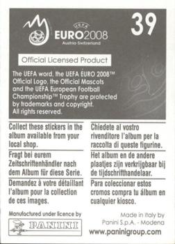 2008 Panini UEFA Euro 2008 Stickers #39 Stade de Suisse Back