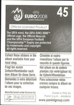2008 Panini UEFA Euro 2008 Stickers #45 Genève (puzzle 2) Back