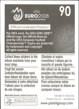 2008 Panini UEFA Euro 2008 Stickers #90 Jan Polak Back